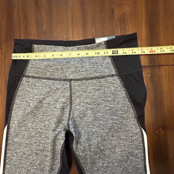 NWT Tek Gear Women's High Rise Athletic Legging Size Large Black White - Picture 5 of 16